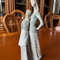 Statuina vintage "SORELLE" porcellana Grafenthaler