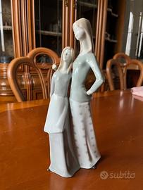 Statuina vintage "SORELLE" porcellana Grafenthaler