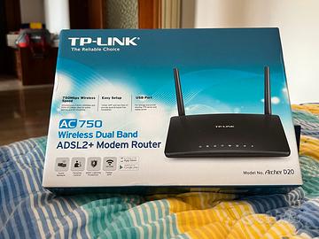 Modem router TP-link Archer D20 AC750- NUOVO