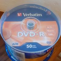 Pacco nuovo 50 DVD-R Verbatim vergini