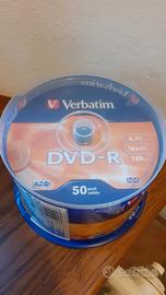 Pacco nuovo 50 DVD-R Verbatim vergini