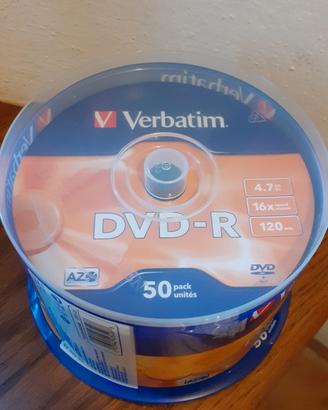 Pacco nuovo 50 DVD-R Verbatim vergini