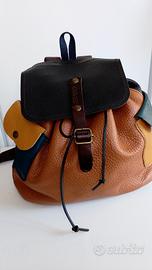 Borsa zaino pelle EBANO