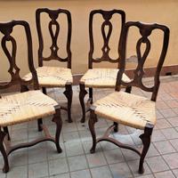 sedie italiane in noce 
