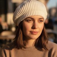 Cappello lavorato a costine