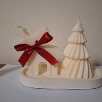 composizioni candele natalizie