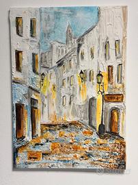 Quadro “Il Vicolo della Prima Luce”