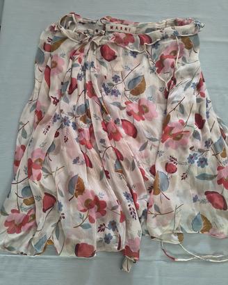 Gonna in seta marca Marni