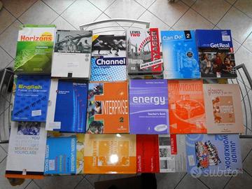 Stock libri di inglese scolastici