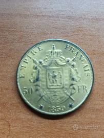 50 franchi 1859