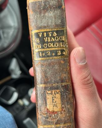 Libro antico: vita e viaggi di cristoforo colombo