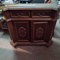 Ingresso in legno con specchiera