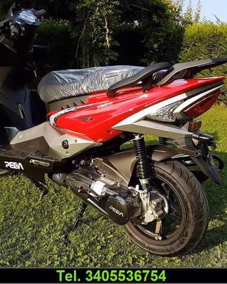 SCOOTER ROSSO 125cc ROSSO NUOVO ANCHE A RATE