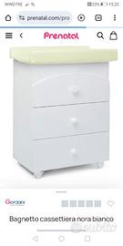 Fasciatoio bianco prenatal