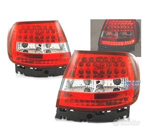 FANALI PER AUDI A4 B5 94-00 LED ROSSO CROMATO