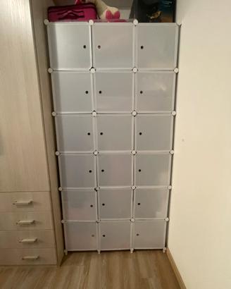 Armadio a cubi componibile