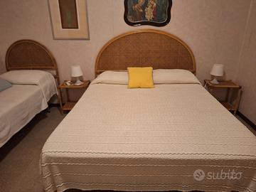 Camera matrimoniale in vimini