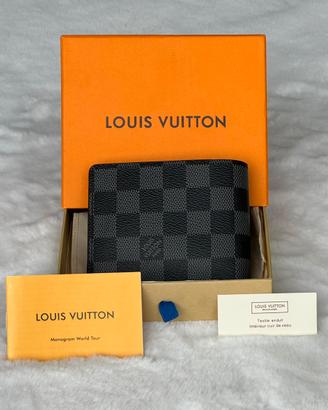Portafoglio Louis Vuitton Multiple Damier Graphite