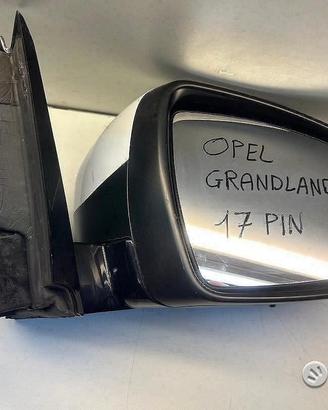 Specchietto retrovisore dx opel grandland x 17 pin
