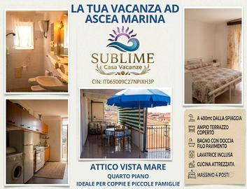 Attico Ascea Marina 1-7 Agosto - 4 posti letto