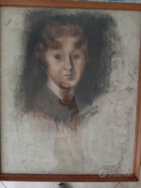 QUADRO ANTICO RITRATTO DEL 1909  