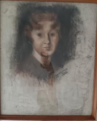 QUADRO ANTICO RITRATTO DEL 1909  