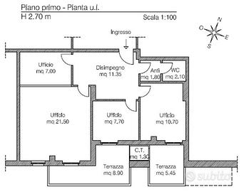 In posizione centrale
