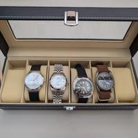 4 orologi (3 automatici + 1 quarzo)