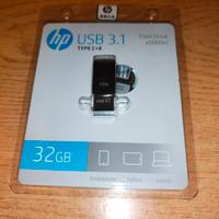 Chiavetta USB e TYPE C 32 gb