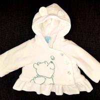 Giacca bianca Winnie the Pooh OVS 1-3 mesi 56 cm