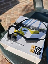 cuffie a conduzione ossea impermeabili 