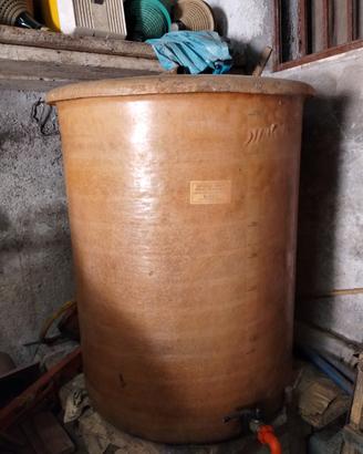 Botte cisterna serbatoio in vetroresina con galleg