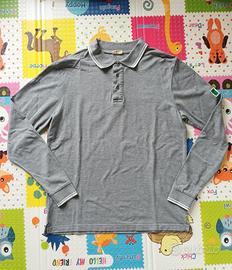 Maglia uomo unisex Logica grigia  cotone tg Large