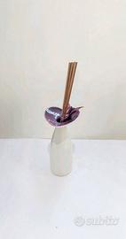 Elegante profumatore d'ambiente in porcellana bian