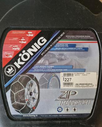 catene neve 227 camper  195/75R16