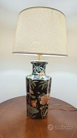 2 Lampade jungle con paralume rotondo