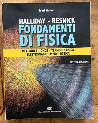 Volume “Fondamenti di Fisica” (Halliday - Resnick)