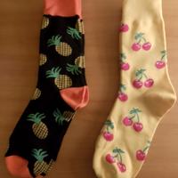 Calzini colorati a fantasia frutta