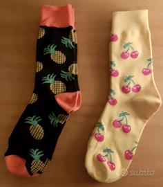 Calzini colorati a fantasia frutta