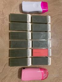 kit scaldacera + ricariche roll-on NUOVE