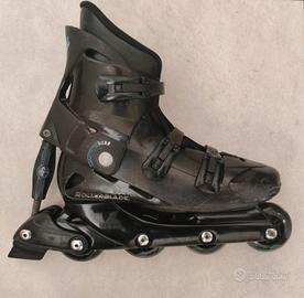 Rollerblades con ruote nuove. Larghezza regolabile