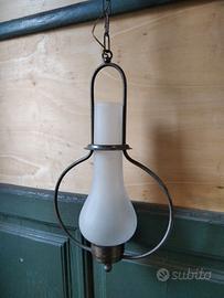 Lampada sospensione lume stile lanterna