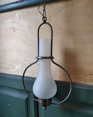 Lampadario vecchio lume stile lanterna