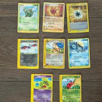 Lotto Pokémon Vintage 8 Carte (Aquapolis / Expedit