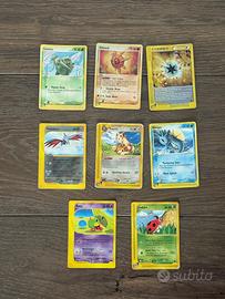 Lotto Pokémon Vintage 8 Carte (Aquapolis / Expedit