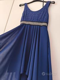 Vestito blu elegante 