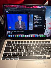 MacBook Air M3 batteria 100% Garanzia