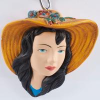 Testa in gesso anni ’50, stile Magri/Sarem