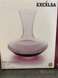 CALICI MOLTO GRANDI+DECANTER NUOVI