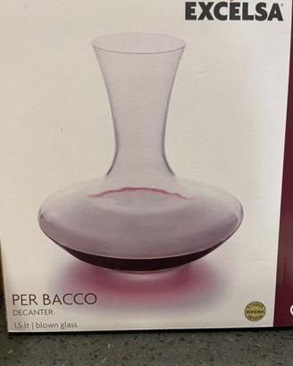 CALICI MOLTO GRANDI+DECANTER NUOVI